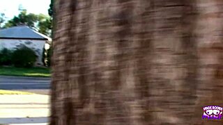 a busty blonde with fake tits throats cocks and takes group pounding