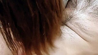 stepdad's birthday teen blowjob handjob gift in bed?