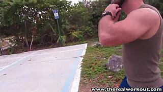 luna star's hot cuban ass bounces in hardcore workout pounding