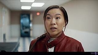 Blonde vs asian lesbian sex Blake Blossom breeds Kimmy Kimm