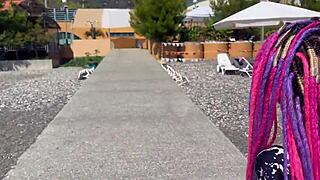 who spanks this moaning teen hardest on crazy holiday?