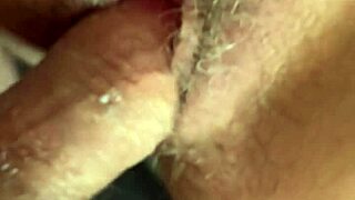 hairy pussy slammed ultra closeup slowmo!