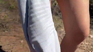 hot big tits girlfriend waits for boyfriend but gets roughly fucked in ripped clothes instead