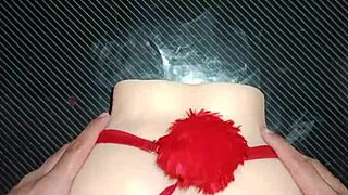 Wanna see Candy's ass take anal in red thong?