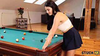 Bookworm ditches desk studies roommate's pussy hardcore dorm doggystyle