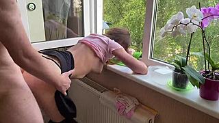 My Big Cock Shocks Cute College Classmate During Quickie Fuck!