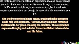 stepmom milf sucks daddy's cock for cash swallows every drop!