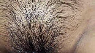 Juicy Latina Bent Over Dripping Pussy Takes Vibrator Deep