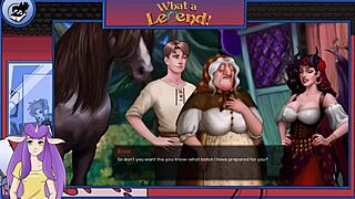 granny bodybuilder dancing naked in hentai game what a legend part 43 💃🔥🕺