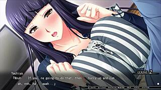 i can't stop riding that big cocked milf's huge tits anime style