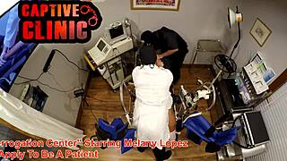 melany lopez naked bloopers from bondageclinic interrogation gone wrong...