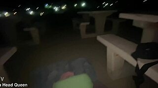 Drove two hours for ebony's big black cock deepthroat bent over outdoors