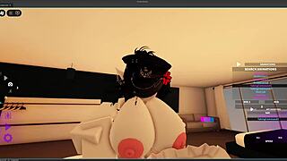 dxrk's massive futanari cock pounds big tits ass