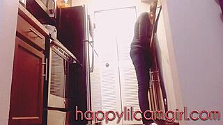 Giantess Girl Ignores You Cleaning Kitchen Webcam Domination