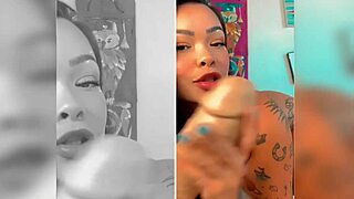 Oriental VIP rides huge dildo teasingly