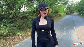 met a stranger on morning run and fucked her tight pussy