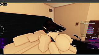 dxrk's massive futanari cock pounds big tits ass