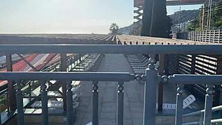 who spanks this moaning teen hardest on crazy holiday?