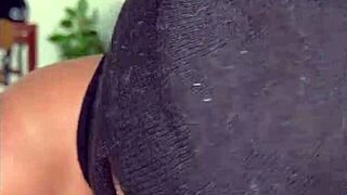 Skinny Latina Whore Lilosgirl Begs for Anal Creampie