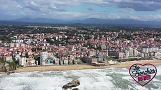 gwen and stella two lingerie milfs hungry for group cocks in stockings