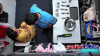 curvy milf with huge tits caught in prison fucks desperately for her freedom