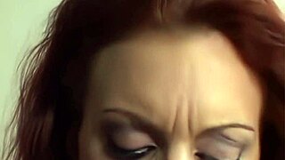mommy milf fingers ass while sucking monster cock deep