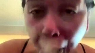 Overwhelmed by sloppy head on huge cock emotions explode