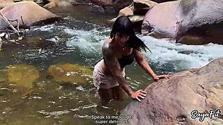 Whoa stepbrother fucks my big ass publicly at river sayafit!