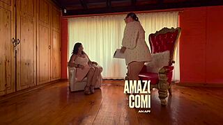 Latex Mistress April Dominates Slave with Strapon Assfucking Comeback