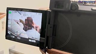 busty milf's pussy creampied in pantyhose during photoshoot