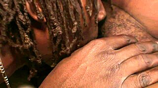 Thick-Thighed Black MILF's Beaver Tempts Step Son for Muff Diving