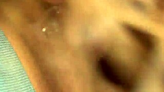 bimbo gags on cock blowing sloppy bubbles deepthroat