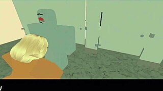 School nerd blows and fucks in bathroom pussy roblox style