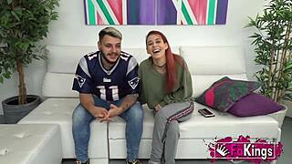 redhead teen piikara and her boyfriend film their steamy amateur couple session today