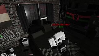 Comgirl Fucked Hard in Roblox Condo After Der Hood Play