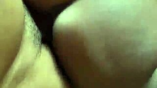 Backshots make ebony girlfriend's pussy cream nonstop