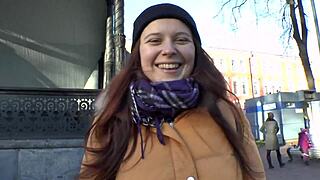 Cute Brunette Teen Strips Jeans Reveals Hairy Pussy After Walk Moaning Softcore