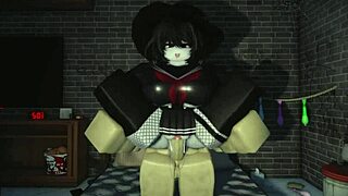 roblox bitch craves monster cock fucking cum slut action deep