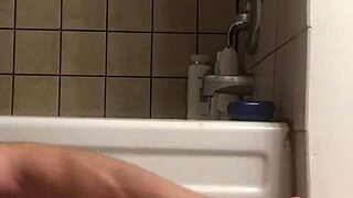 SOLO CUMSHOT FUN TURNS INTO STEAMY SHOWER BATHING!