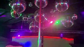 curly haired latina princess yaya teases shaved pussy striptease warmup