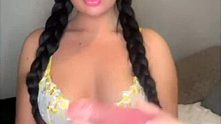 Horny British Student Girlfriend Squirts On Webcam Toys