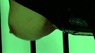Katwoman Jennifer Dark Rides Cock In Prison Cage Threesome