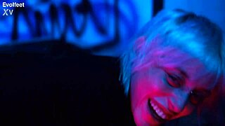 BbW Latina Goddess Forces Foot Worship Choking Gagging Toe Sucking