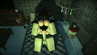 roblox bitch craves monster cock fucking cum slut action deep