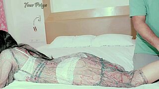 Hot desi malkin punishes naukar with dirty talk doggystyle creampie in 4k hindi