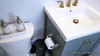 Big Tits Blonde Stepmom Fucks Stepson's Monster Cock!