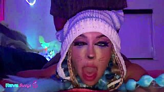 khloe kapri's rave bunny pussy pounded creampie deepthroat