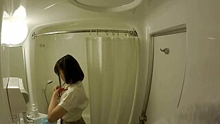 Chubby japanese idol bukkake special backstage akiba uniform