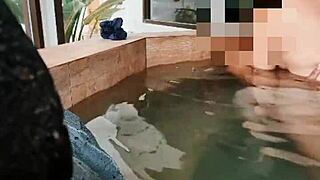 watch this pretty short hair blonde cougar wife console hubby's friend with uncensored creampie pussy fuck