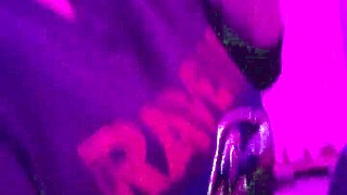 Wife chokes on huge cock delivering deepthroat gagging and naughty handjob tease